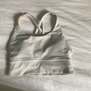 Great for high intensity workouts, medium support, sweat-wicking material.